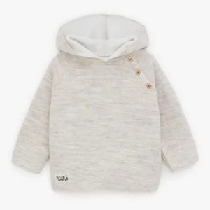 Zara Baby Toddler Soft Double-Faced Long Sleeve Hooded Sweatshirt Sweater